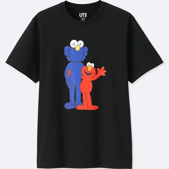 maglia kaws x sesame street